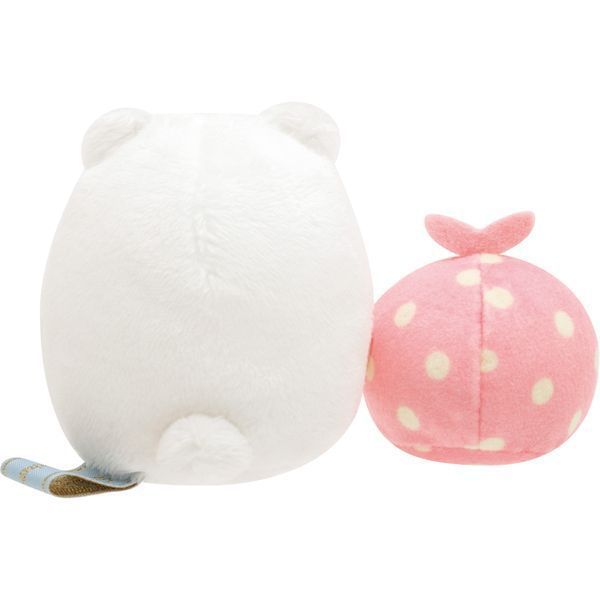 San-X Sumikko gurashi Shirokuma & Furoshiki Tenori Plush Ouchi de Cafe Shirokuma cafe theme from San-X Japan