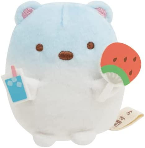 San-X Sumikko gurash Tenori plush set, Shirokuma, Tonkatsu, Ebi, Limited edition from ‘A Magical Child of the Blue Moonlit Night’ San-X Japan