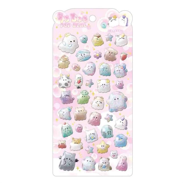Uruchuru Pop Sticker Obakene 3D Epoxy Resin Sticker