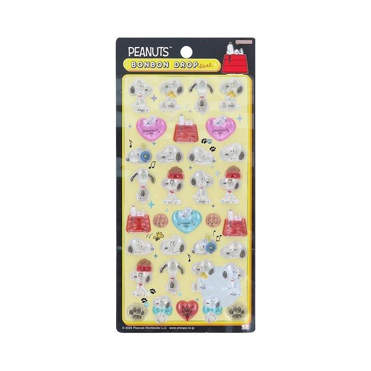 Bonbon Drop Sticker Peanuts Snoopy B 3D Epoxy Resin Sticker