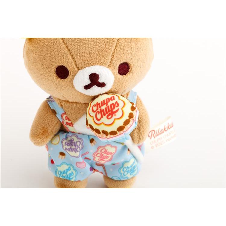 San-X Rilakkuma Rilakkuma Plush Keychain Rilakkuma x Chupa Chups collaboration Theme