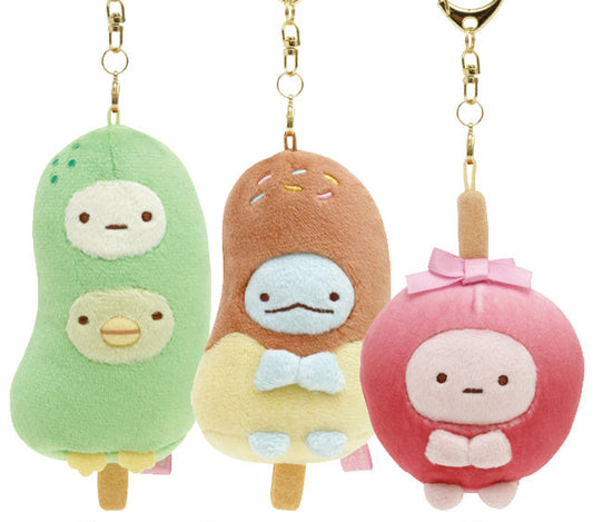 San-X Sumikko guarshi Plush Keychain Tapioca/ Penguin/ Tokage from 'Sumikko Ennichi Summer Festival!' San-X Japan