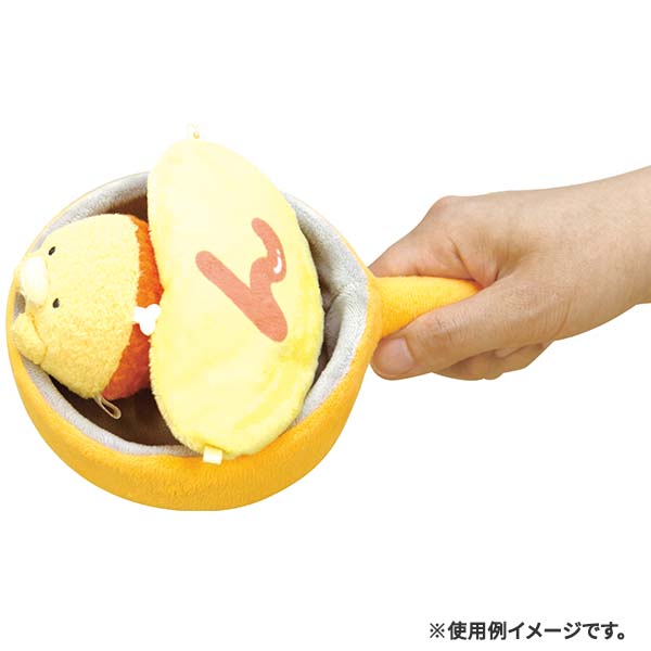 San-X Chickip Dancers Omu-rice Plush set from 'Nori Nori Chickp Restaurant' theme San-X Japan