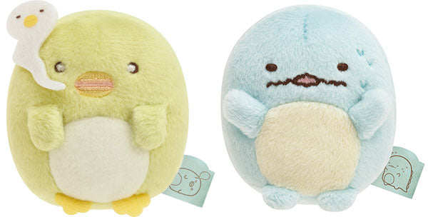 San-X Sumikko gurashi Tenori Plush Set Penguin? & Tokage from Minna Atsumarundesu Theme San-X Japan