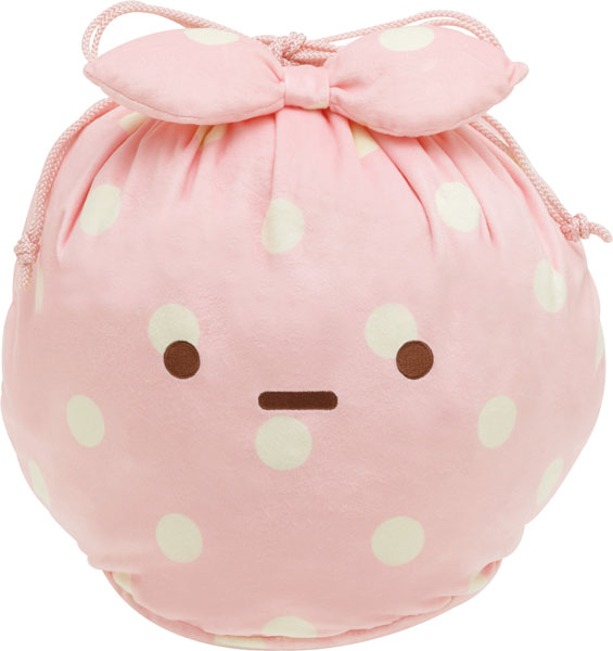Sumikko gurashi Furoshiki Large Plush Drawstring Bag For Storage from San-X Japan