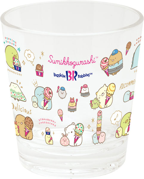 San-X Sumikko gurashi Acrylic Cup Design B Sumikko Baskin Robbins theme from San-X Japan