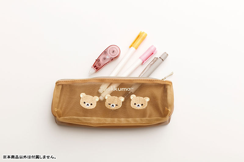 San-X Rilakkuma Mesh Pencil Case Pouch San-X Japan