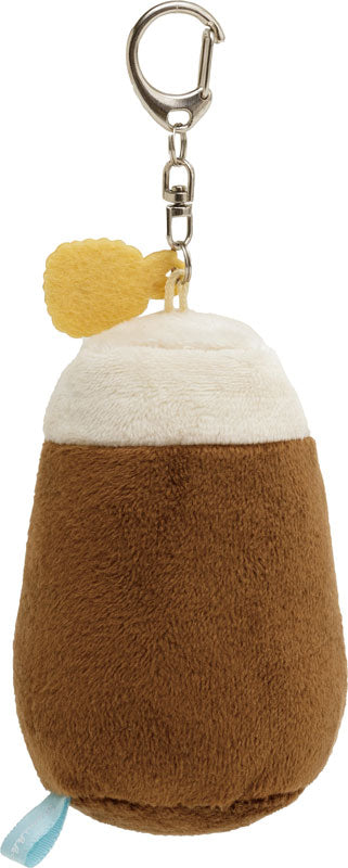 San-X Sumikko gurashi Tonkatsu Sause Plush Keychain from Sumikko Market Theme San-X Japan