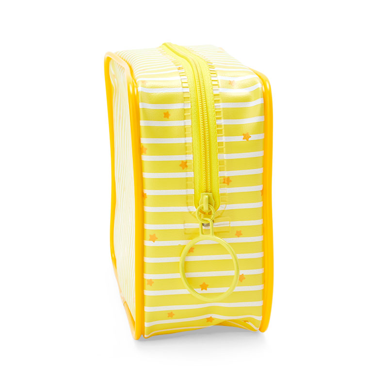 Sanrio Vinyl Pouch with Zipper from 10th Anniversary Gudetama Land Special Design Sanrio Direct from Japan