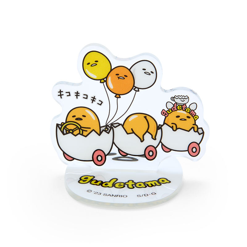 Sanrio Gudetama Acrylic Mini Stand Blind Package from 10th Anniversary Gudetama Land Special Edition Sanrio Japan