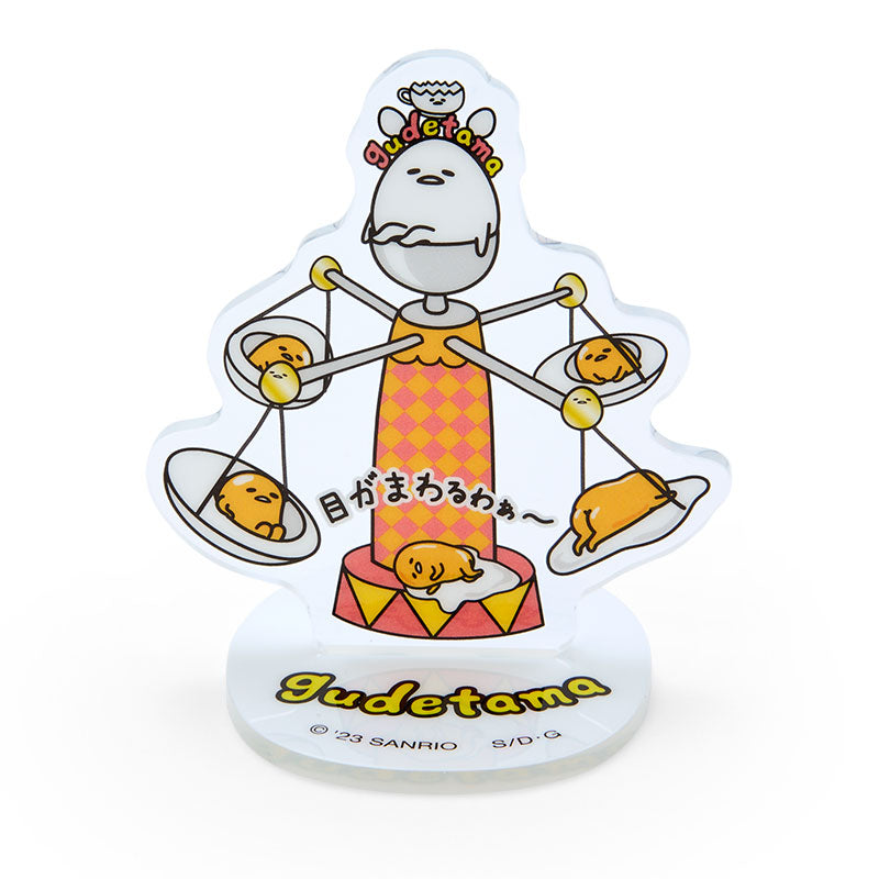 Sanrio Gudetama Acrylic Mini Stand Blind Package from 10th Anniversary Gudetama Land Special Edition Sanrio Japan