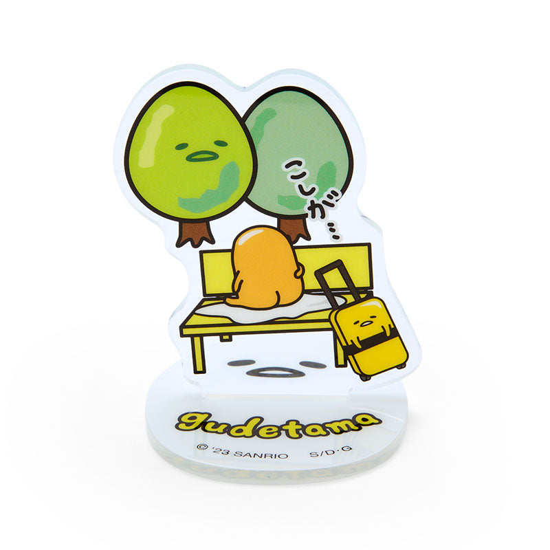 Sanrio Gudetama Acrylic Mini Stand Blind Package from 10th Anniversary Gudetama Land Special Edition Sanrio Japan