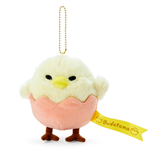 Sanrio Gudetama Shakipiyo Plush Keychain from 10th Anniversary Gudetama Land Special Edition Sanrio Direct from Japan