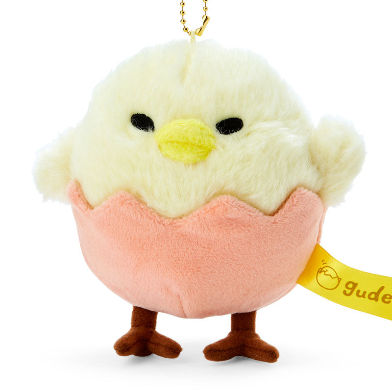 Sanrio Gudetama Shakipiyo Plush Keychain from 10th Anniversary Gudetama Land Special Edition Sanrio Direct from Japan