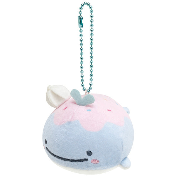 San-X Jinbesan Maigo-no Kokujira (Whale) Plush Keychain from 'JInbesan and Ice-kurage' Theme San-X Japan