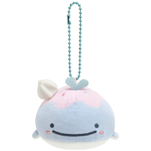 San-X Jinbesan Maigo-no Kokujira (Whale) Plush Keychain from 'JInbesan and Ice-kurage' Theme San-X Japan