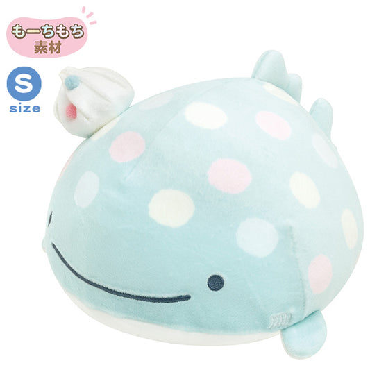 San-X Jinbesan Blue Jinbesan S size Plush Mochi Touching from 'JInbesan and Ice-kurage' Theme San-X Japan