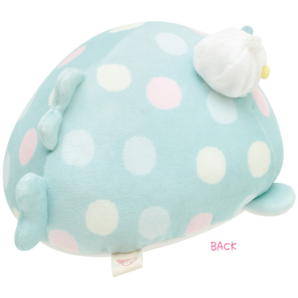 San-X Jinbesan Blue Jinbesan S size Plush Mochi Touching from 'JInbesan and Ice-kurage' Theme San-X Japan