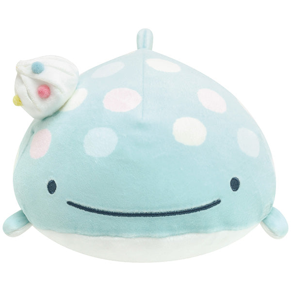 San-X Jinbesan Blue Jinbesan S size Plush Mochi Touching from 'JInbesan and Ice-kurage' Theme San-X Japan