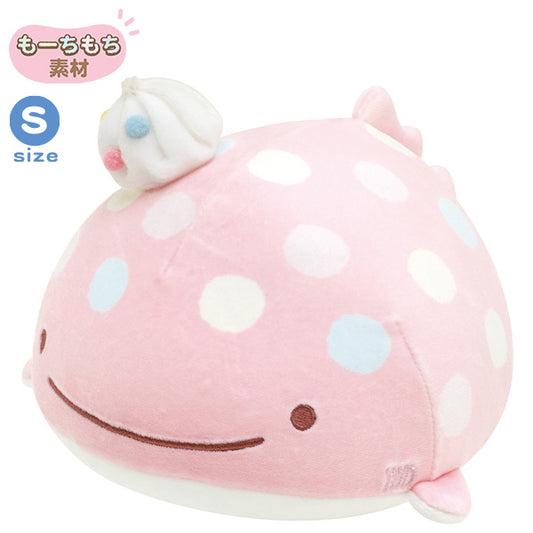 San-X Jinbesan Pink Jinbesan S size Plush Mochi Touching from 'JInbesan and Ice-kurage' Theme San-X Japan