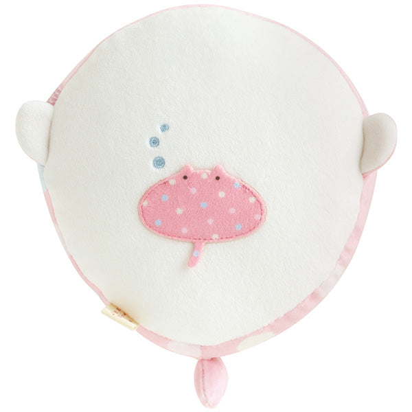San-X Jinbesan Pink Jinbesan S size Plush Mochi Touching from 'JInbesan and Ice-kurage' Theme San-X Japan