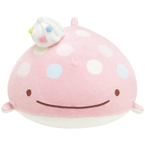 San-X Jinbesan Pink Jinbesan S size Plush Mochi Touching from 'JInbesan and Ice-kurage' Theme San-X Japan