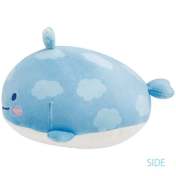 San-X Jinbesan Maigo-no Kokujira (Whale) Plush S size from Jinbesan and Fusen-uo Theme San-X Japan