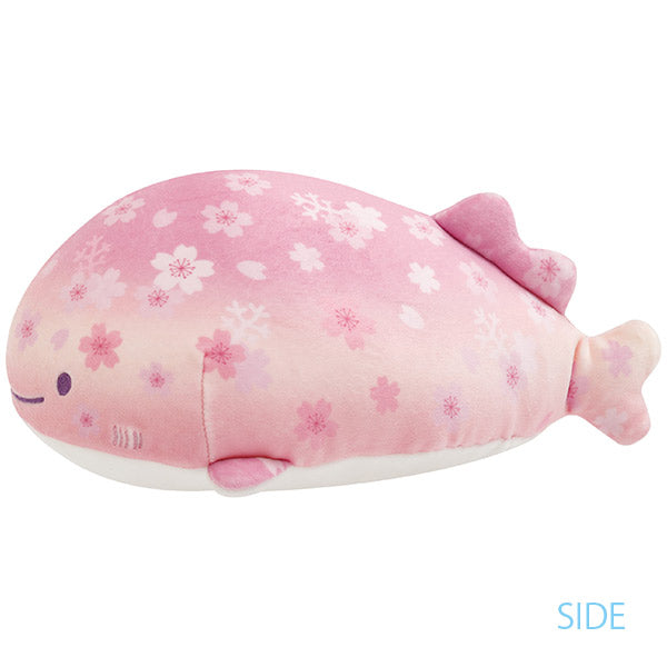 San-X Jinbesan S size Plush Sakura pattern mochi touching San-X Japan
