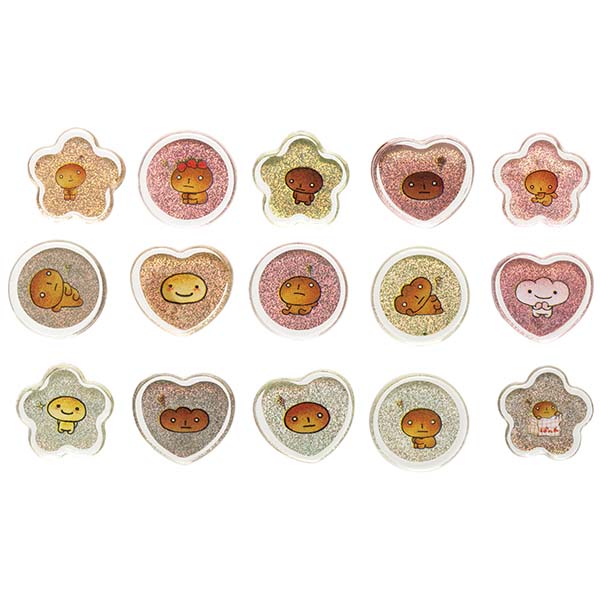San-X Kogepan Seal Bits Acrylic Flake stickers San-X Japan