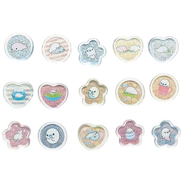 San-X Mamegoma Seal Bits Acrylic Flake stickers San-X Japan