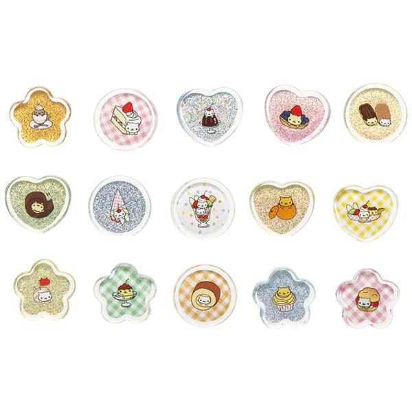 San-X Nyan Nyan Nyanko Seal Bits Acrylic Flake stickers San-X Japan