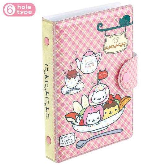 San-X Nyan Nyan Nyanko Soft PVC 6-hole Blinder includes 10 sheets of release paper San-X Japan