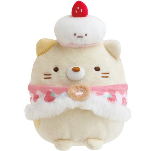 San-X Sumikko gurashi Atsumete Plush Neko/ Gray/ Tora Neko's Siblings and the Sweets Shop from San-X Japan