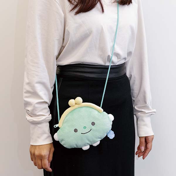 San-X Pokantotan Plush Sling Cross Body Bag 'Gamaguchitan' San-X Japan