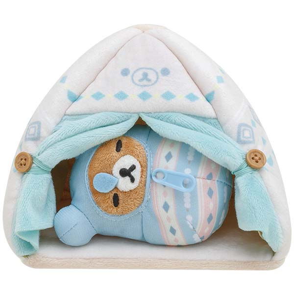 San-X Rilakkuma Plush set Limaited Edition Rilakkuma & Tent from 'Komorebi Champ with Rilakkuma' theme San-X Japan