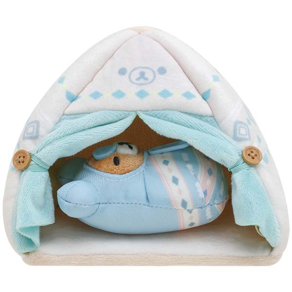 San-X Rilakkuma Plush set Limaited Edition Rilakkuma & Tent from 'Komorebi Champ with Rilakkuma' theme San-X Japan