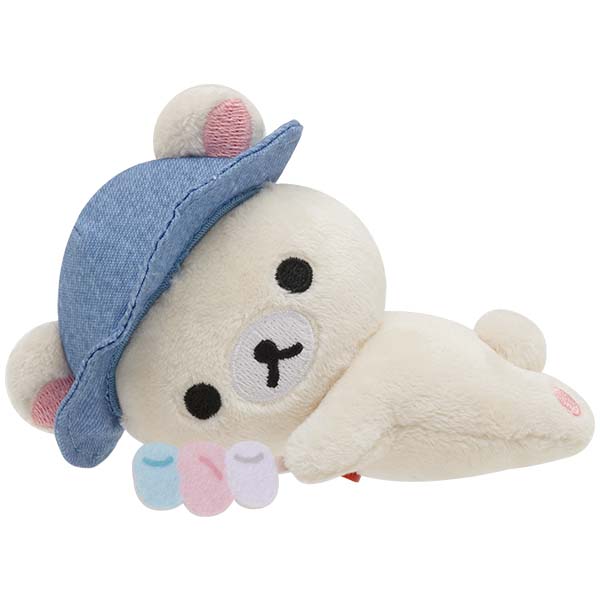 San-X Rilakkuma series Plush set of Korilakkuma, Kiiroitori and hammock from 'Komorebi Champ with Rilakkuma' theme San-X Japan