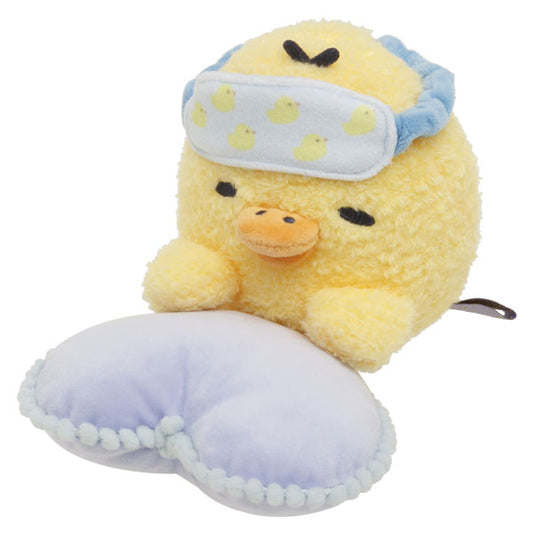 San-X Rilakkuma Sleeping Plush Kiiroitori from 'Relax with Rilakkuma at Night' theme San-X Japan