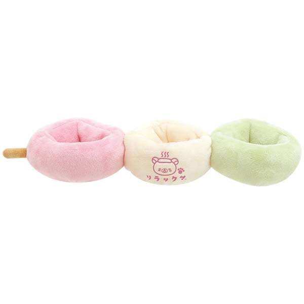 San-X Rilakkuma Tenori Plush Set Dango-no Yu from 'Neko Neko no Yu' theme Limited edition San-X Japan