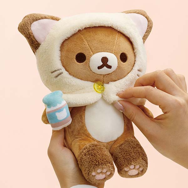 San-X Rilakkuma Plush from 'Neko Neko no Yu' Theme San-X Japan