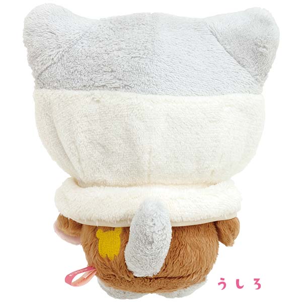 San-X Chairoi koguma Plush Height 18cm approx from 'Neko Neko no Yu' Theme San-X Japan