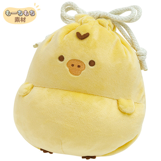 San-X Rlakkuma Kiiroitori Drawstring bag from Pom Poko Kyomugurumi San-X Japan