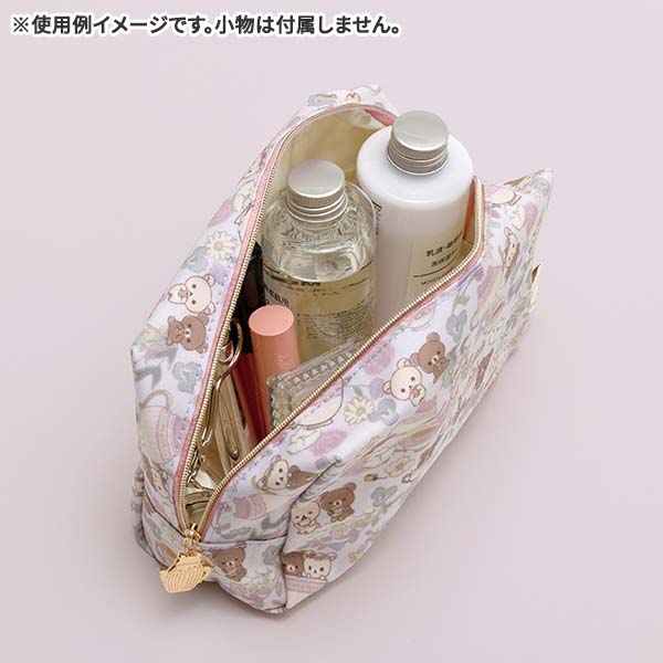 San-X Rilakkuma Pouch Case from 'Kori-Kogu Flower Teatime' Theme San-X Japan