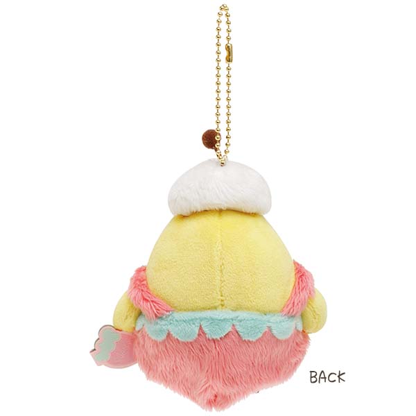 San-X Rilakkuma Kiiroitori Plush Keychain from 'Korilakkuma's Strawberry Day!' Theme San-X Japan