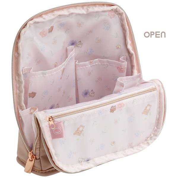 San-X Rilakkuma Desk Organizer Pouch Pale Pink San-X Japan