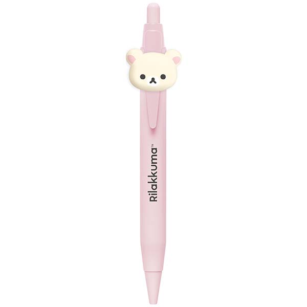 San-X Korilakkuma Face Ball Point Pen from Basic Favorite Things Rilakkuma Theme San-X Japan