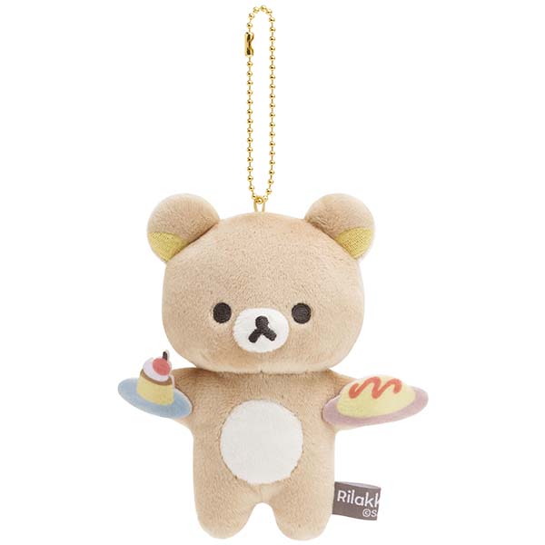 San-X Rilakkuma Plush Keychain from Basic Rilakkuma Favorite Thing theme San-X Japan