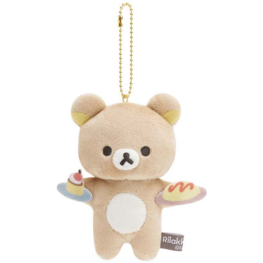San-X Rilakkuma Plush Keychain from Basic Rilakkuma Favorite Thing theme San-X Japan