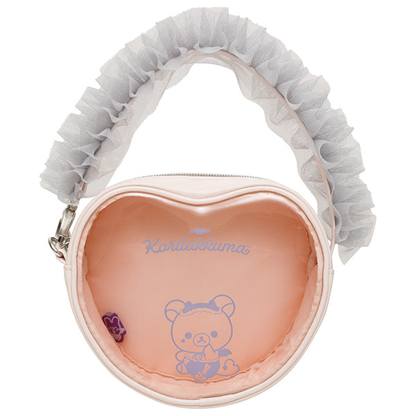 San-X Rilakkuma Korilakkuma Heart Pouch from Korilakkuma no Koakuma Kibun Theme San-X Japan
