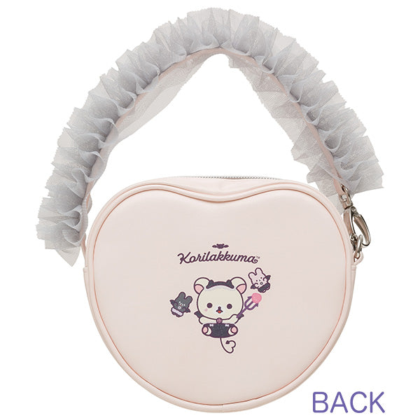 San-X Rilakkuma Korilakkuma Heart Pouch from Korilakkuma no Koakuma Kibun Theme San-X Japan